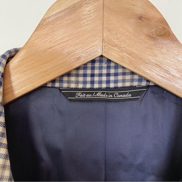 Jack Victor Montreal Conway blazer super 130’s fabric woven Italy 100%wool 46S - Picture 2 of 16